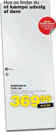 Bauhaus SWEDOOR Celle dør tilbud
