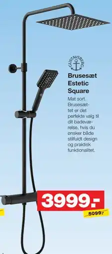 Bauhaus Brusesæt Estetic Square tilbud