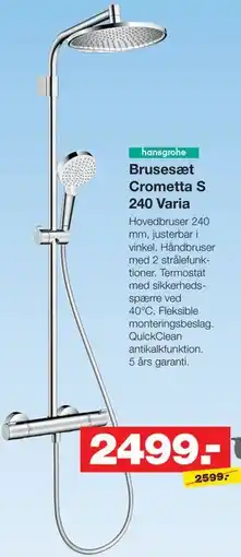 Bauhaus Brusesæt Crometta S 240 Varia tilbud