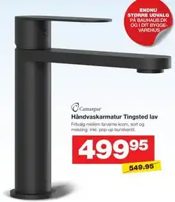 Bauhaus Håndvaskarmatur Tingsted lav tilbud