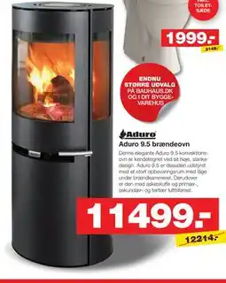 Bauhaus Aduro 9.5 brændeovn tilbud