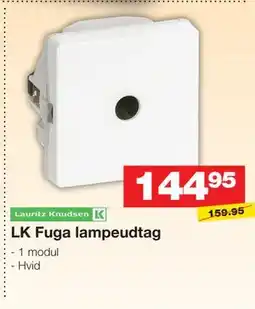 Bauhaus LK Fuga lampeudtag tilbud