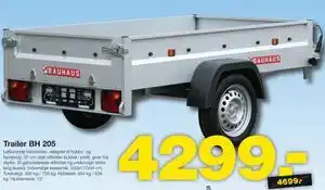 Bauhaus Trailer BH 205 tilbud