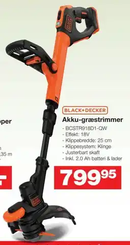 Bauhaus Akku-græstrimmer tilbud