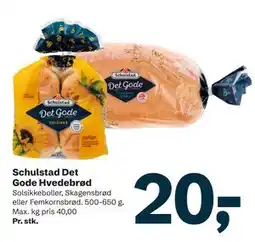Let-Køb Schulstad Det Gode Hvedebrød tilbud