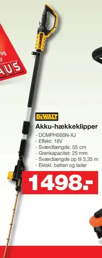 Bauhaus Akku-hækkeklipper tilbud