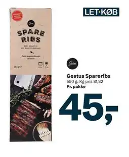 Let-Køb Gestus Spareribs tilbud