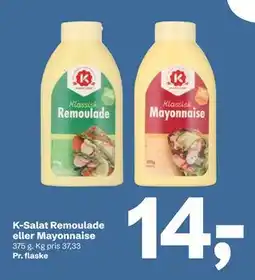 Let-Køb K-Salat Remoulade eller Mayonnaise tilbud