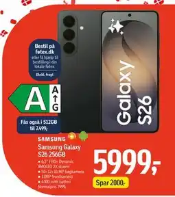 Føtex Samsung Galaxy S26 256GB tilbud