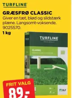jem & fix Turfline græsfrø classic tilbud