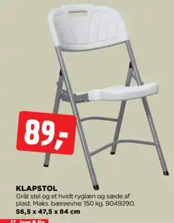 jem & fix Klapstol tilbud