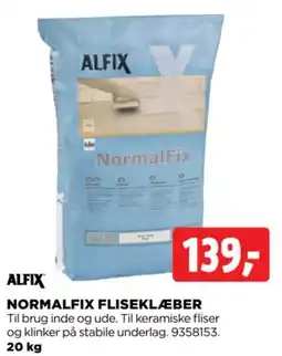 jem & fix Alfix normalfix fliseklæber tilbud