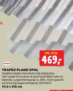jem & fix Rodena Trapez Plade Opal tilbud