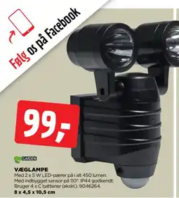 jem & fix Garden væglampe tilbud