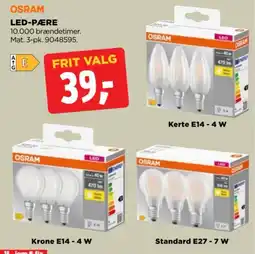jem & fix Osram led-pære tilbud