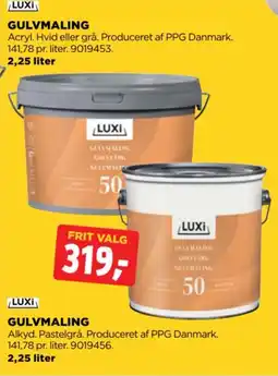 jem & fix Luxi gulvmaling tilbud