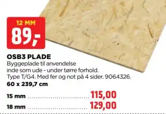 Osb3 plade