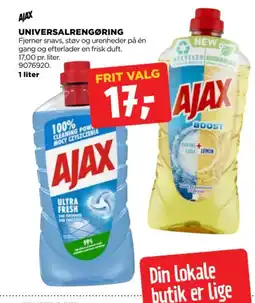 jem & fix Ajax universalrengøring tilbud