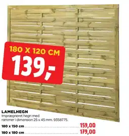 jem & fix Lamelhegn tilbud