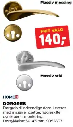 jem & fix Homeit Dørgreb tilbud