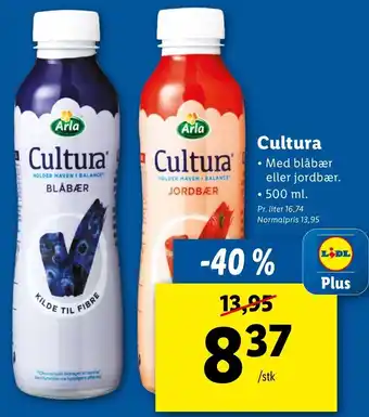 Lidl Arla Cultura 500 ml tilbud