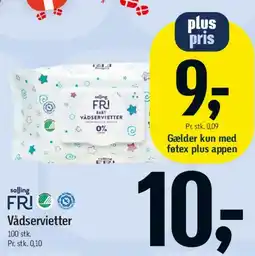 Føtex Salling FRI vådservietter tilbud