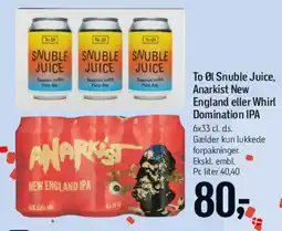 Føtex Snuble Juice / Anarkist New England IPA (pakke) tilbud