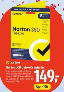 Føtex Norton 360 Deluxe (5 enheder) tilbud