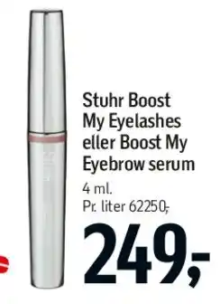 Føtex Stuhr Boost My Eyelashes eller Boost My Eyebrow tilbud