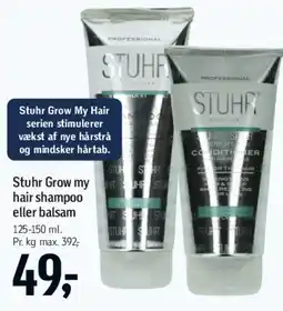 Føtex Stuhr Grow My Hair - shampoo eller balsam tilbud