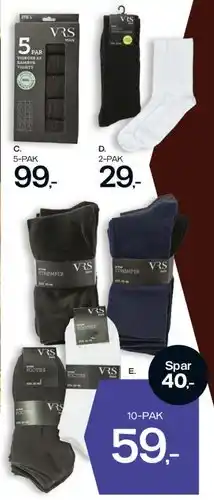 Føtex Sokker og strømper (pakker) tilbud