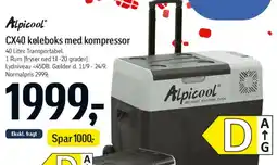 Føtex CX40 køleboks med kompressor tilbud