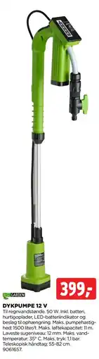 jem & fix DYKPUMPE 12 V tilbud