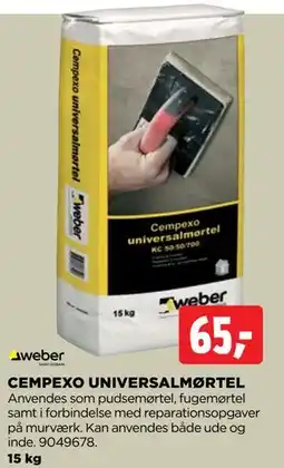 jem & fix CEMPEXO UNIVERSALMØRTEL tilbud