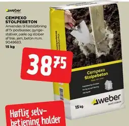 jem & fix CEMPEXO STOLPEBETON tilbud