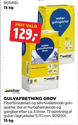 jem & fix GULVAFRETNING GROV tilbud