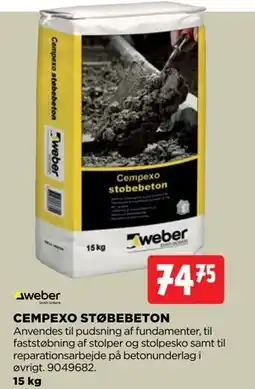 jem & fix CEMPEXO STØBEBETON tilbud