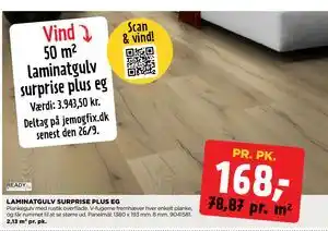 jem & fix LAMINATGULV SURPRISE PLUS EG tilbud