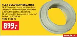 jem & fix FLEX GULVVARMESLANGE tilbud
