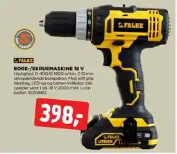 jem & fix BORE-/SKRUEMASKINE 18 V tilbud