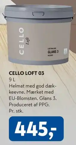 Davidsen CELLO LOFT 03 tilbud