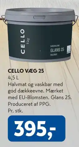 Davidsen CELLO VÆG 25 tilbud