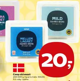 Kvickly Coop skiveost tilbud