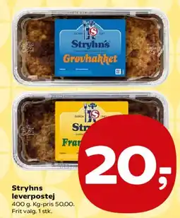 Kvickly Stryhns leverpostej tilbud