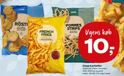 Kvickly Coop kartofler (frosne) tilbud