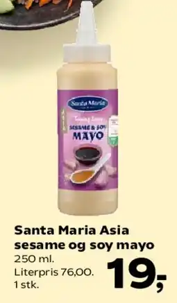 Kvickly Santa Maria Asia sesame og soy mayo tilbud
