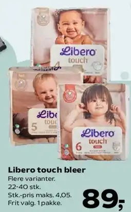 Kvickly Libero Touch bleer tilbud