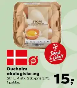 Kvickly Dueholm økologiske æg tilbud
