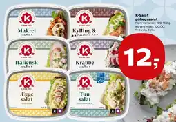 Kvickly K-Salat pålægsalat tilbud