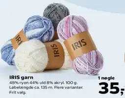 Kvickly IRIS garn tilbud